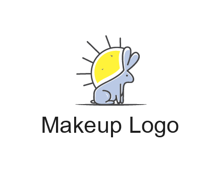 rabbit blocking the sun logo