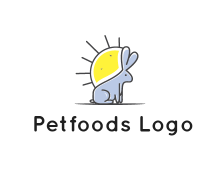 rabbit blocking the sun logo