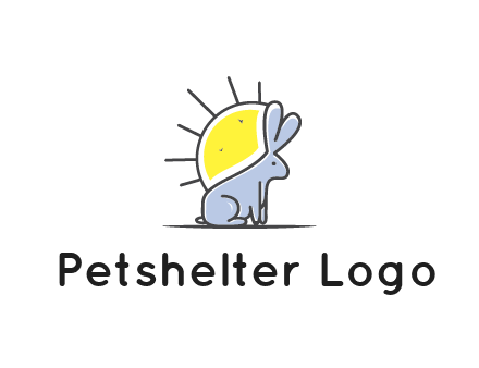 rabbit blocking the sun logo