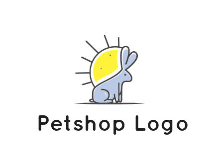 rabbit blocking the sun logo