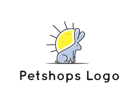 rabbit blocking the sun logo