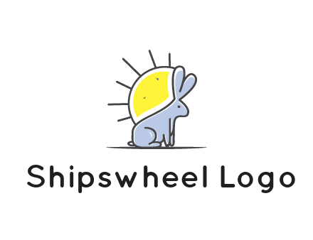 rabbit blocking the sun logo