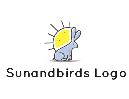 rabbit blocking the sun logo