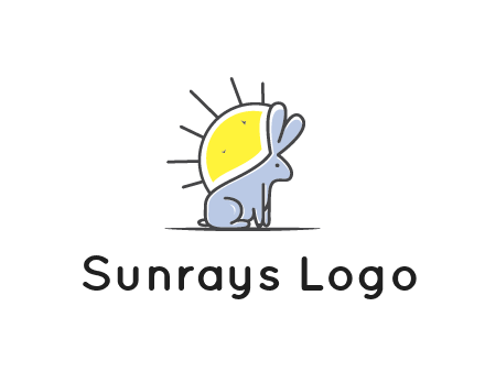 rabbit blocking the sun logo