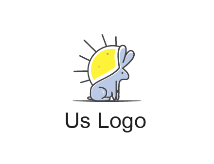 rabbit blocking the sun logo