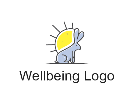 rabbit blocking the sun logo