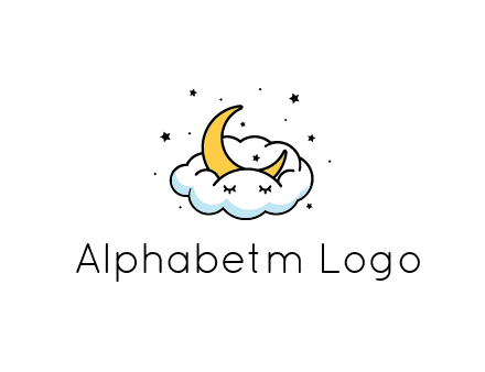 nursery furniture logo showing the moon and cloud napping