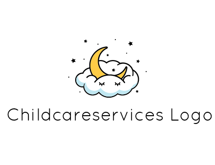 nursery furniture logo showing the moon and cloud napping