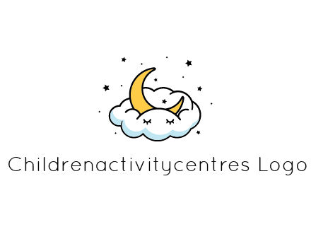 nursery furniture logo showing the moon and cloud napping