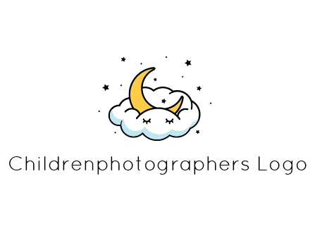 nursery furniture logo showing the moon and cloud napping