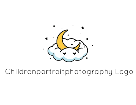 nursery furniture logo showing the moon and cloud napping