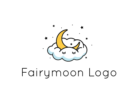nursery furniture logo showing the moon and cloud napping