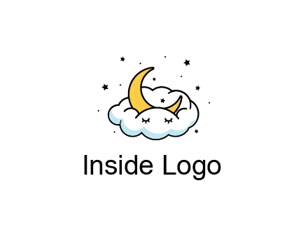 nursery furniture logo showing the moon and cloud napping