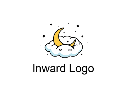nursery furniture logo showing the moon and cloud napping