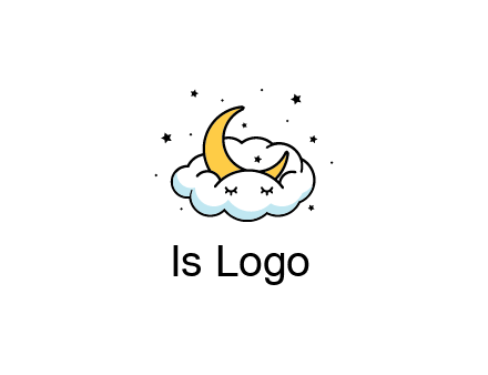 nursery furniture logo showing the moon and cloud napping