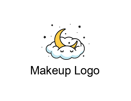 nursery furniture logo showing the moon and cloud napping