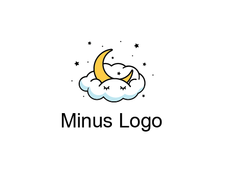 nursery furniture logo showing the moon and cloud napping