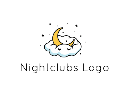 nursery furniture logo showing the moon and cloud napping