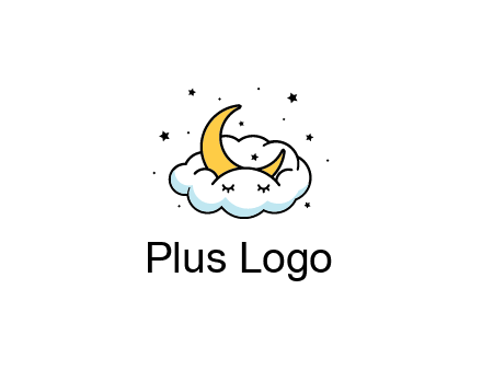 nursery furniture logo showing the moon and cloud napping