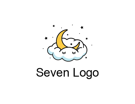 nursery furniture logo showing the moon and cloud napping