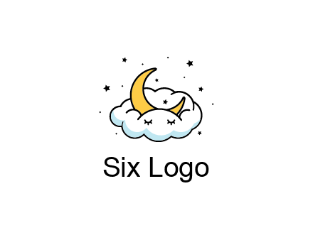nursery furniture logo showing the moon and cloud napping