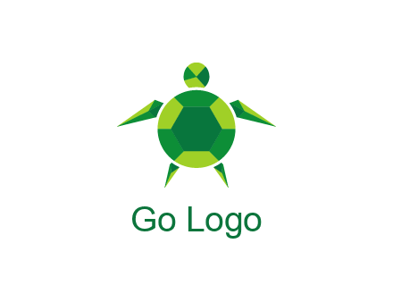 gems and jewels placed in the shape of a turtle