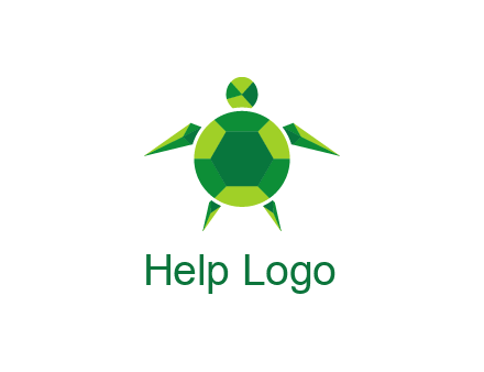 gems and jewels placed in the shape of a turtle