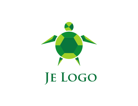 gems and jewels placed in the shape of a turtle