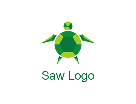 gems and jewels placed in the shape of a turtle