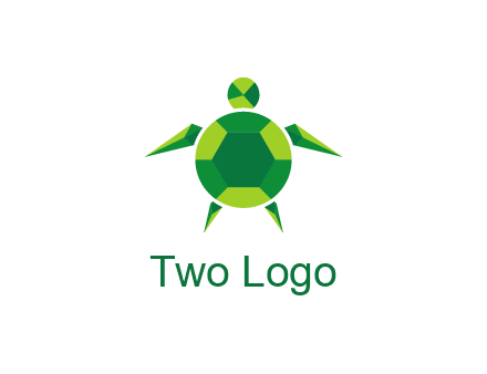 gems and jewels placed in the shape of a turtle