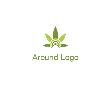 elaborate leaves decor logo