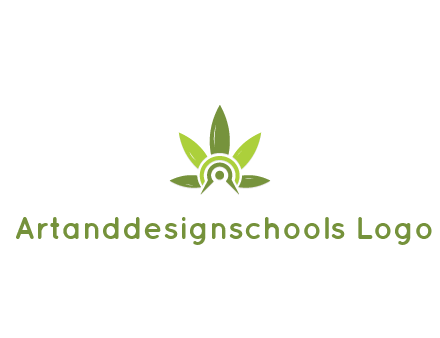 elaborate leaves decor logo
