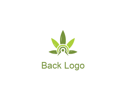 elaborate leaves decor logo
