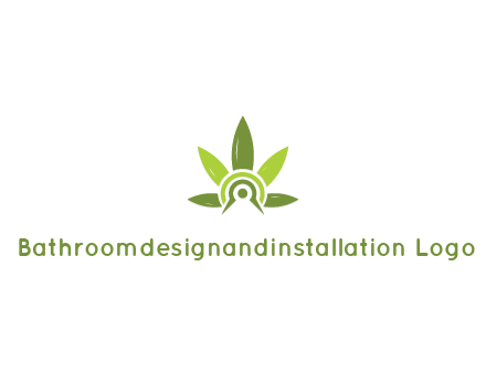 elaborate leaves decor logo