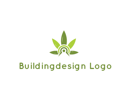 elaborate leaves decor logo