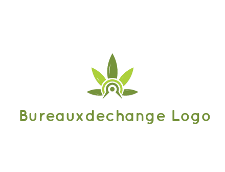 elaborate leaves decor logo