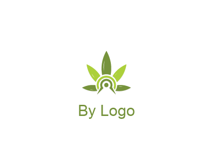 elaborate leaves decor logo