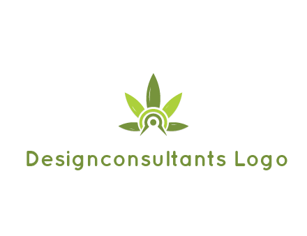 elaborate leaves decor logo
