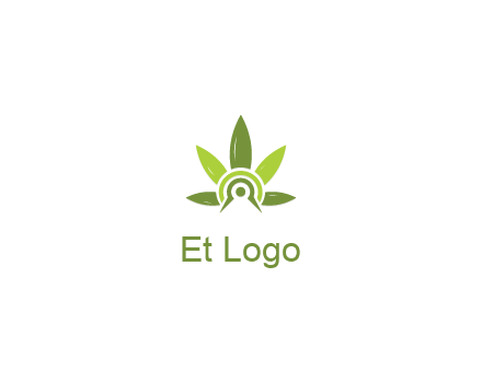 elaborate leaves decor logo