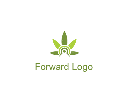 elaborate leaves decor logo