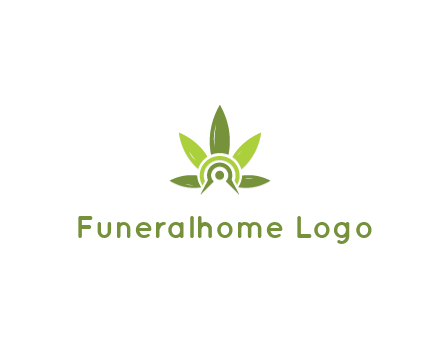 elaborate leaves decor logo
