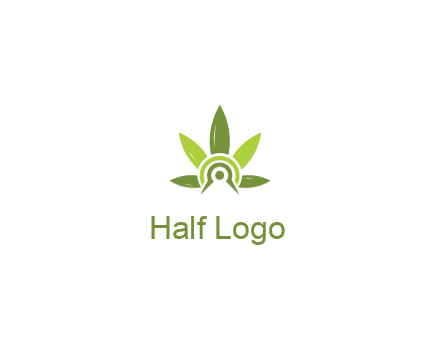 elaborate leaves decor logo