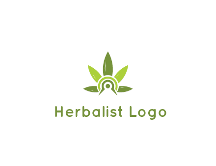 elaborate leaves decor logo