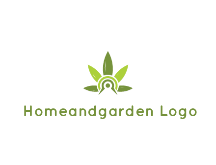 elaborate leaves decor logo