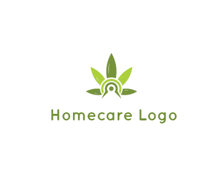 elaborate leaves decor logo
