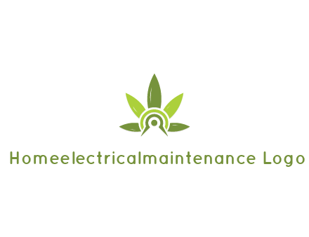 elaborate leaves decor logo