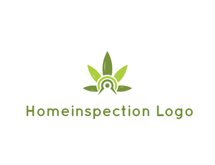 elaborate leaves decor logo