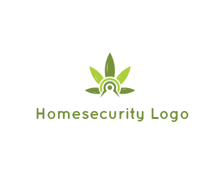 elaborate leaves decor logo