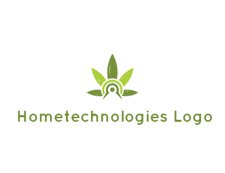 elaborate leaves decor logo