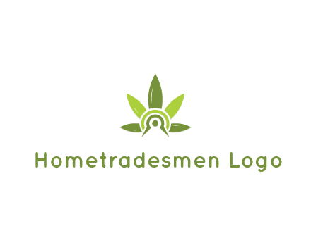 elaborate leaves decor logo